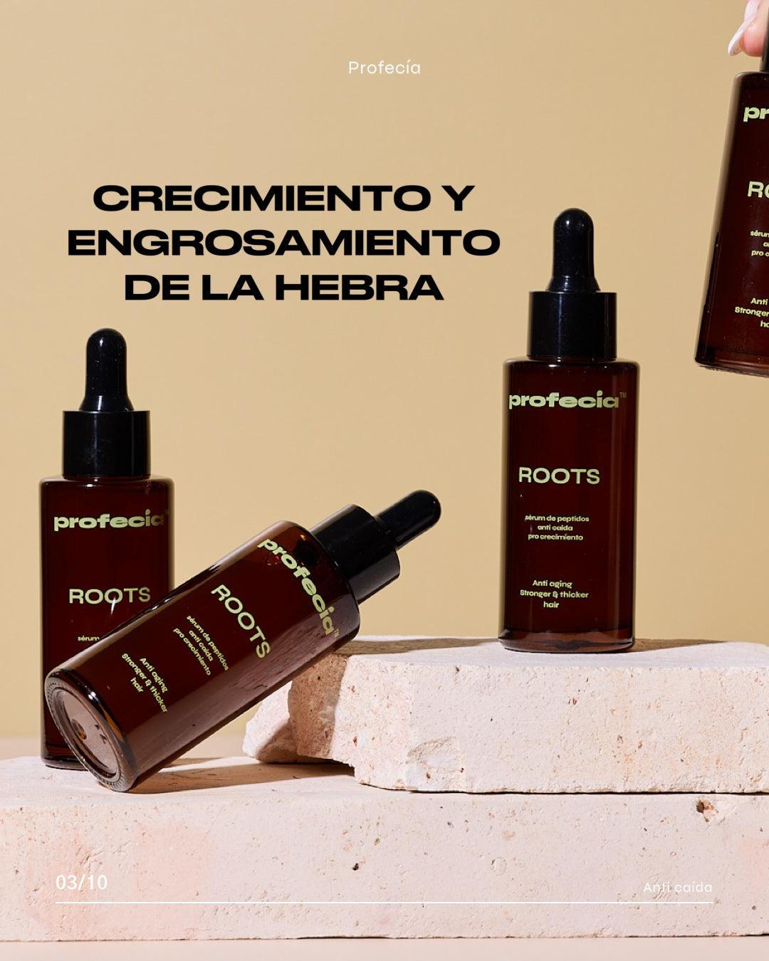 SERÚM ROOTS CON TETRAPEPTIDOS / CRECIMIENTO (capixyl).