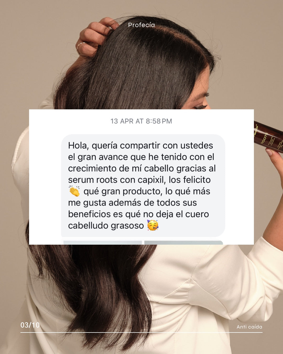 SERÚM ROOTS CON TETRAPEPTIDOS / CRECIMIENTO (capixyl).